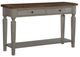John Thomas Furniture® Home Accents Vista Hickory Sofa Table with Stone Base-0
