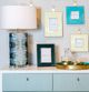 Wildwood Lamps Aqua/Gold Wall 12" Frame-2