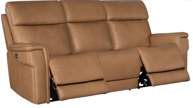 Hooker® Furniture MS Lyra Sahara Sandalwood Power Reclining Sofa with Power Headrest-1