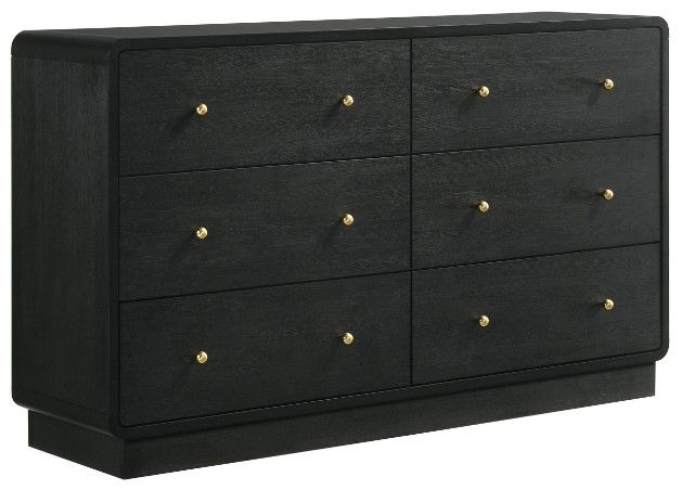 Coaster® Cavelle 5-Piece Black Queen Bedroom Set-3