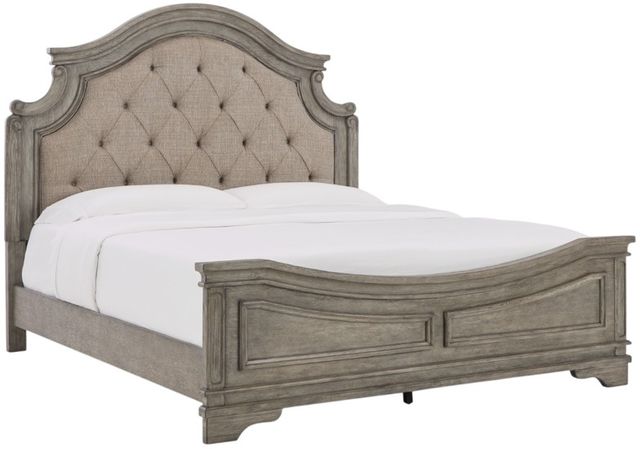 Signature Design by Ashley® Lodenbay Antique Gray King Panel Bed-1