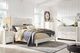 Signature Design by Ashley® Paxberry 3-Piece Whitewash King Panel Bed Set-4