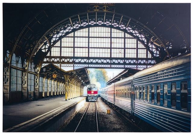 YHD Vintage Station Wall Art-0