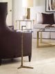 Century® Grand Tour Furniture Christian Acrylic Top Accent Table with Antique Bronze Base-2