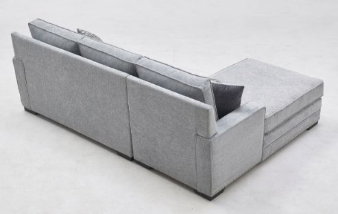 Milton Greens Stars 2-Piece Light Gray Left Hand Facing Sectional and Chaise-3