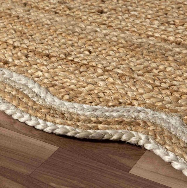 LR Home Scallop Ivory/Natural 8'x10' Area Rug-1