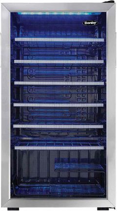 Danby® 18" Stainless Steel Freestanding Wine Cooler