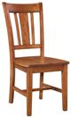 John Thomas Furniture® Dining Essentials San Remo Bourbon Oak Side Chair-0