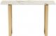Zuo® Modern Atlas White Console Table with Gold Base-1