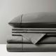 Olliix by Madison Park 800 Thread Count Charcoal Split King Cotton Rich Sateen Sheet Set-2