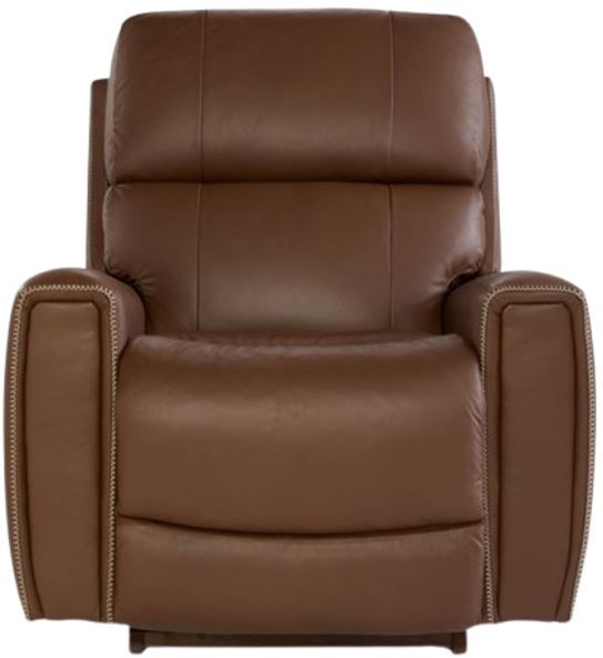 La-Z-Boy® Apollo Caramel Leather Power Rocking Recliner with Headrest-1
