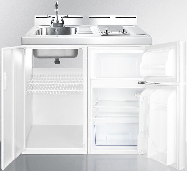 Summit® 39" White All-In-One Kitchenette-2