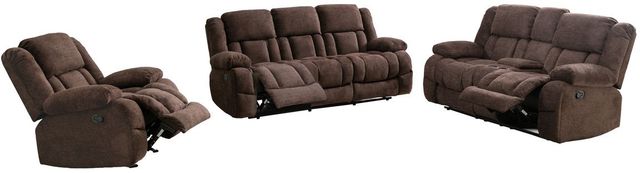 Mazin Furniture Presley Brown Upholstered Rocker Recliner-3