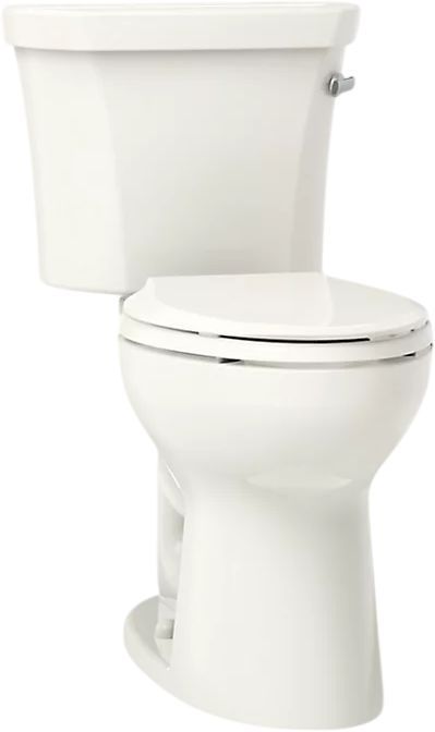 KOHLER® Highline® Biscuit 2-Piece 29" Right-Hand Trip Elongated Toilet, 1.28 Gpf-0