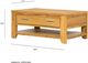A & B Home Light Brown Coffee Table-1