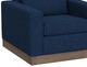 International Furniture Direct Georgia Navy Blue Arm Chair-2
