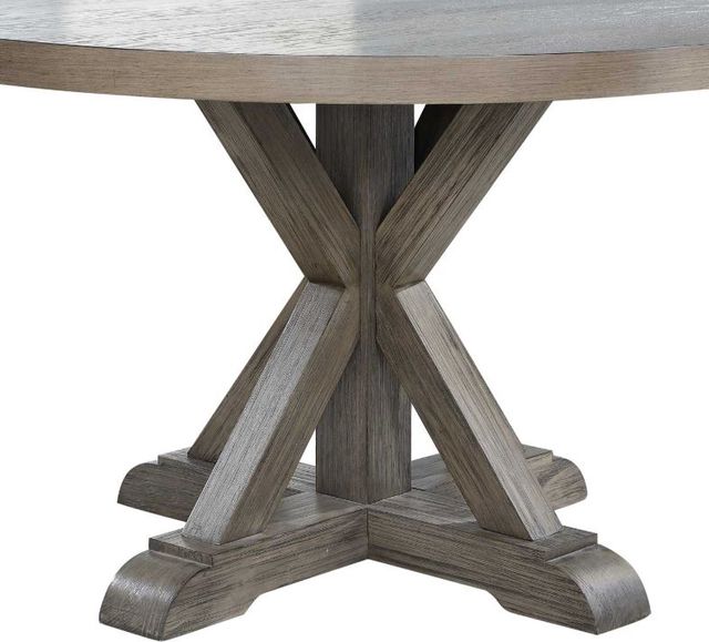 Steve Silver Co. Molly Washed Gray Round Dining Table-2