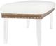 Jofran Inc. Brianna Snow Upholstered Bench-3