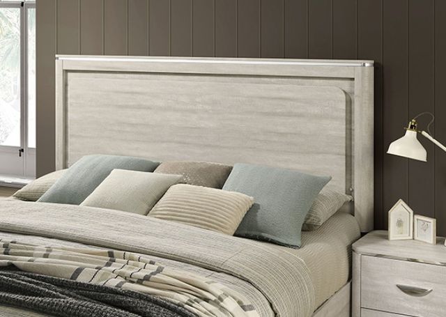 Furniture of America® Farsund 4-Piece Dusty Gray Queen Bedroom Set-2