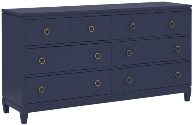 Legacy Classic Summerland Inkwell Blue 8-Drawer Dresser-0