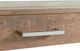 Elements International Matrix Light Walnut Square Storage End Table-3