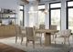 Bernards Linné Wheat Faceted Double Pedestal Dining Table-1