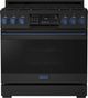 Thor Kitchen® Gordon Ramsay Series 36" Matte Black Pro Style Gas Range-0