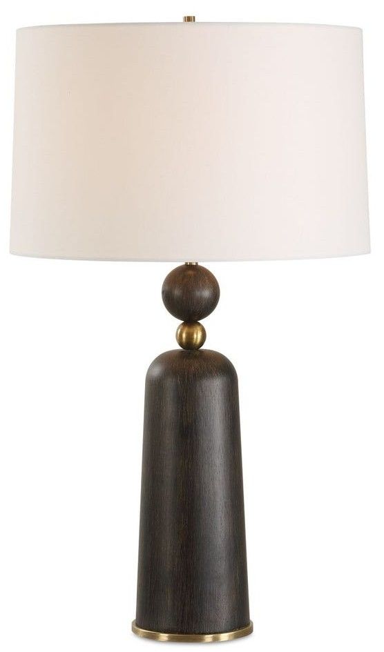 Uttermost® McQuinn Dark Walnut Table Lamp-0