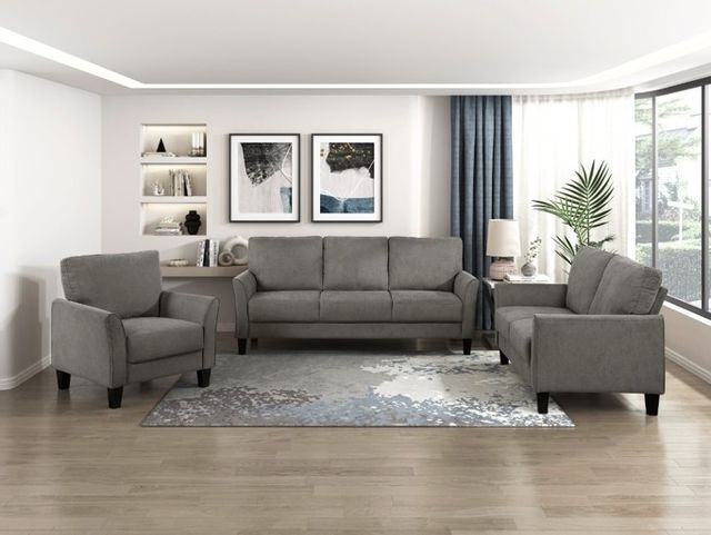 Homelegance® Aliana Brownish Gray Accent Chair-1