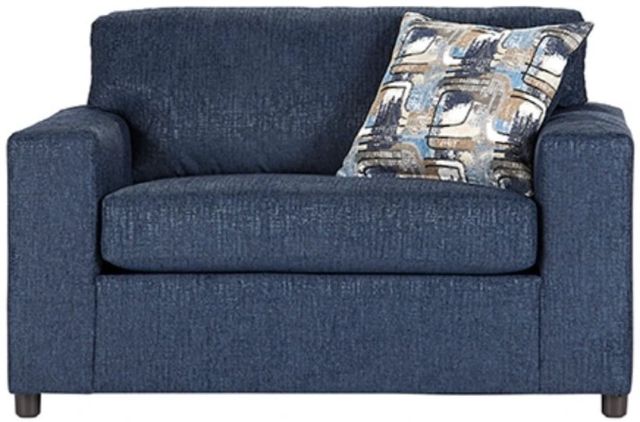 Hughes Furniture® 12600 Contour Sapphire Cuddle Chair-0
