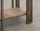 International Furniture Direct Limestone Brown Sofa Table-3