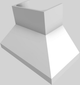 Vent-A-Hood® 48" White Euro-Style Wall Mounted Range Hood-5