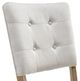 Najarian Furniture Chevron Gray/Washed Gray Oak Dining Side Chair-2