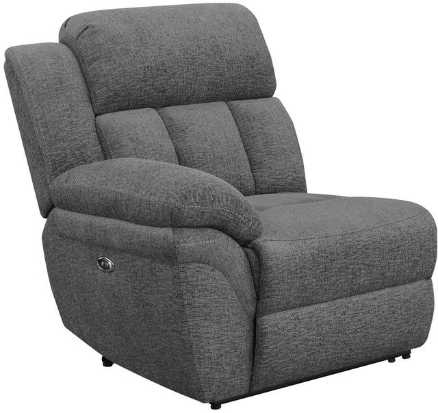 Coaster® Bahrain 5-Piece Charcoal Power Reclining Theater Seating-2