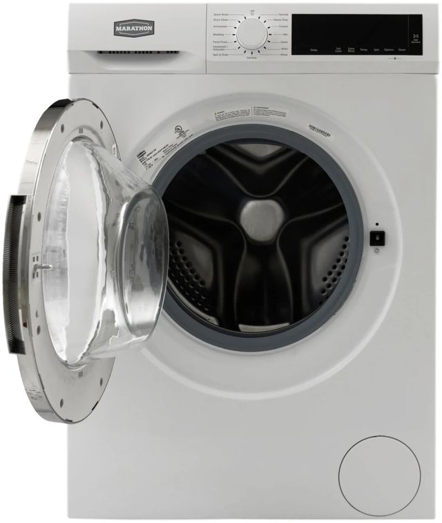 Marathon White Front Load Washer & Electric Dryer Laundry Pair-3