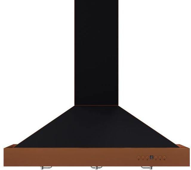 ZLINE Designer Series 36" Oil-Rubbed Bronze and Copper Wall Mount Range Hood-2