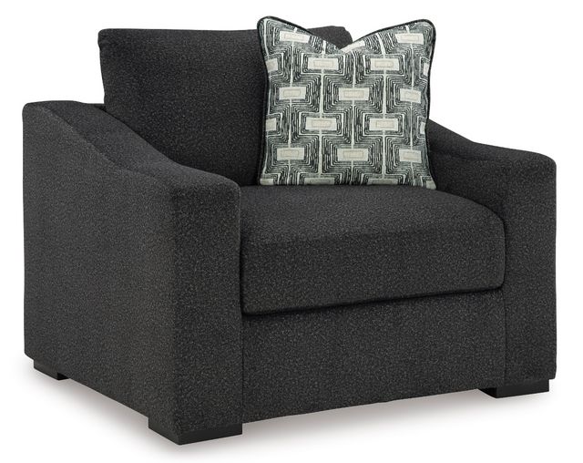 Wryenlynn Oversized Chair - Onyx