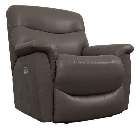 La-Z-Boy® James Walnut Power Wall Recliner with Headrest and Lumbar-0