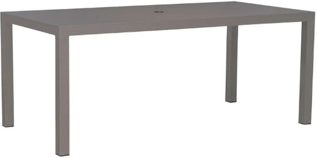 Liberty Furniture Plantation Key Granite Cast Aluminum Outdoor Rectangular Leg Table-0