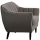 Mazin Furniture Odette Gray Velvet Chair-0
