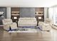 Homelegance® Huron Beige Power Recliner with Charging Ports-1