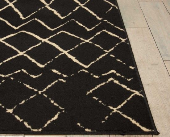 Nourison Home™ Grafix Black 5'x7' Style 2 Area Rug-2