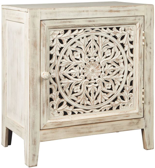 Signature Design by Ashley® Fossil Ridge White Accent Cabinet-0