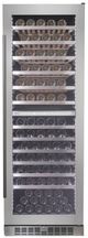 Silhouette® Bordeaux 14.0 Cu Ft. Stainless Steel Wine Cooler-1
