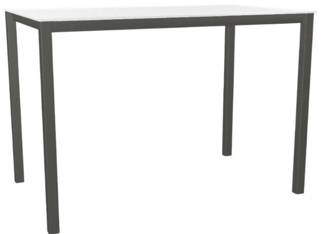 Amisco Customizable Ricard Glass Top Bar Height Dining Table-0