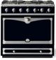 La Cornue CornuFe´ 90 36" Gloss Black Pro Style Dual Fuel Range-0