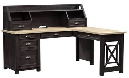 Charcoal l shaped desk hotsell