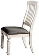 Furniture of America® Georgia 2-Piece Antique White Dining Chair Set with Gray Top -3