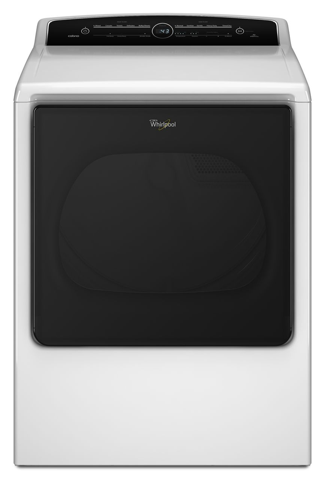 Whirlpool® Cabrio® Front Load Gas Dryer-White | Roby's Furniture