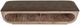 International Furniture Direct Balam Deep Brown/Stained White Bench-4